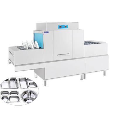 China High Quality Manufacture Automatic Commercial Dishwasher Commerical Electric Dishwasher Long Conveyor for sale