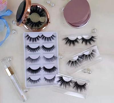 China 100% Real Mink Lashes Supplier 100% Real Mink Lashes Long 3D Medium Length 13-18mm Luxury Natural Mink Eyelashes for sale