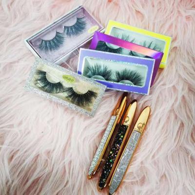 China 1 Factory Wholesale Price 25mm Thick Mink 25mm 3d Mink Eyelashes Super Real Fluffy Siberian Lashes With Own Brand Customizing Box for sale