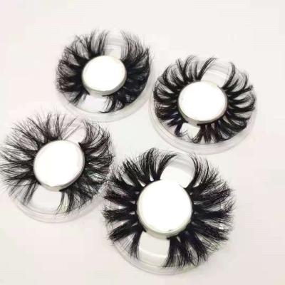 China Wholesale high quality mmvegan eyelashes 25mm long faux mink eyelashes natural lash seller 25 for sale