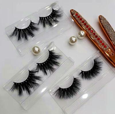 China 1 Strip 20mm Luxury Wholesale Natural 15mm Full Mink Long Fake 3d Mink Eyelashes Top Selling Eyelashes for sale