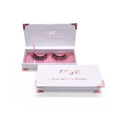 China Feather 2021 High Quality New Desgin Custom Eyelashes Packaging Boxes With Window for sale