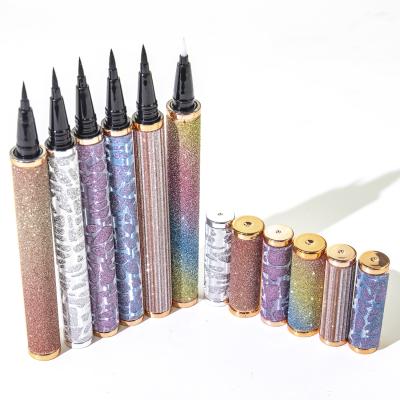 China Waterproof wholesale and retail high quality waterproof eyeliner whips glue and eyeliner set for sale