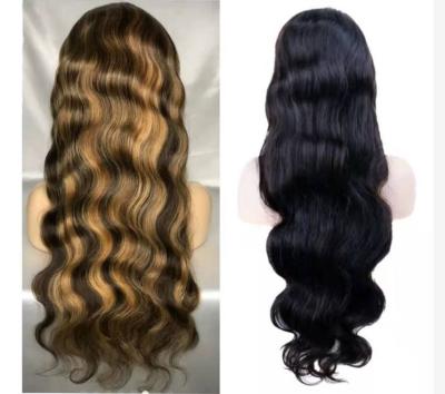 China Lace Front Wig Wholesale Unprocessed Virgin Human Hair Water Wave Wigs Body Wave Hair Wigs Lace Front Wig for sale