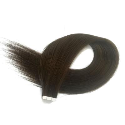 China Straight Tape In Hair Extensions #2A Hair Vendor 100% Pulled Remy Hair Wefts Wholesaler Double Cuticle Aligned 12A 14 - 24 Inches for sale