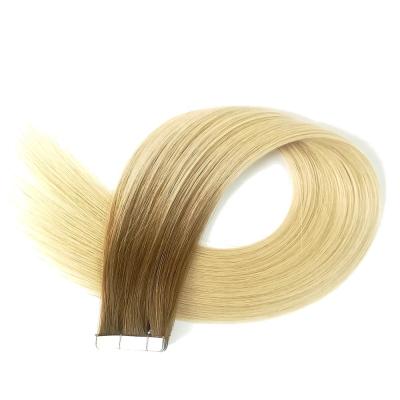 China Straight Tape In Hair Extensions R6/32 Hair Vendor 100% Pulled Remy Hair Wefts Wholesaler Double Cuticle Aligned 12A 14 - 24 Inches for sale