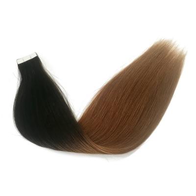 China Straight Strip in Human Hair Double Ombre 1B/5 Ombre Black Brown Brown Virgin Hair Cuticle Aligned Remy Hair Wefts Weaving 12A for sale