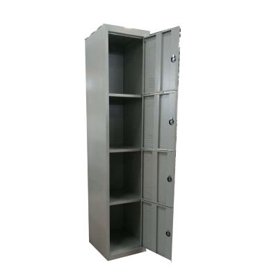 China OEM ODM Support Gym School Office Door Steel Locker Single Four-Door Iron Storage Cabinet With Lock for sale