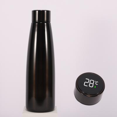 China PORTABLE Smart 500ml Water Bottle With Reminder Stainless Steel Water Bottle LED Temperature Display Vacuum for sale