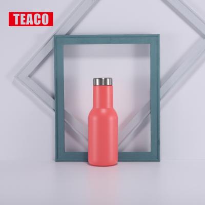 China 350ML PORTABLE Water Bottle Stainless Steel Metal Customized Double Flask Wall Vacuum Insulated Cup Wine Bottle Cola Bottle for sale