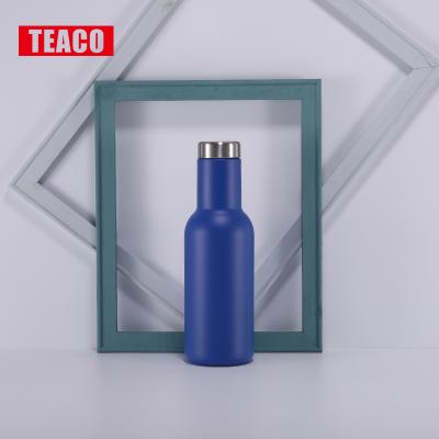 China PORTABLE 600ML Water Bottle Stainless Steel Metal Customized Double Flask Wall Vacuum Insulated Cup Wine Bottle Cola Bottle for sale