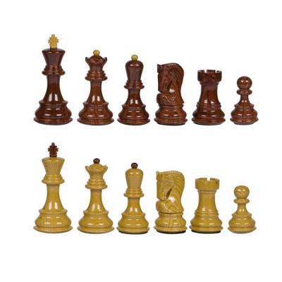 China Eco - Friendly Suppliers Antique Factory Luxury Indian Wooden Chess Pieces Sets for sale