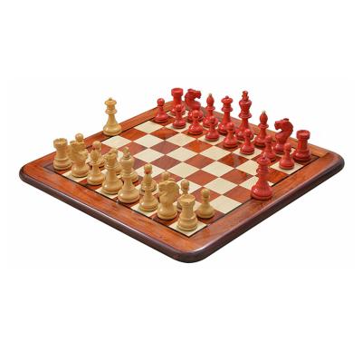 China Eco-friendly factory making high quality custom indoor and outdoor 3D wooden chess boards game set for sale