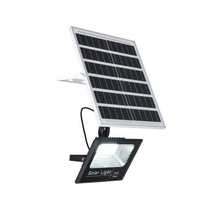 China Outdoor Lighting High Quality 60 Watt Waterproof Outdoor Solar Power Led Flood Light With Solar Panel for sale