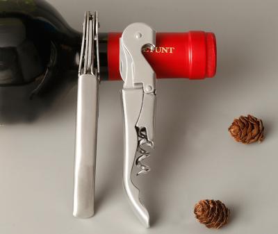 China Sustainable Cheap 3 in 1 Stainless Steel Wine opener corkscrew Custom Beer Bottle Opener Wine Opener Custom Waiters Corkscrew for sale