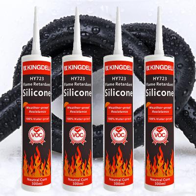 China Fire Retardant Neutral Silicone Sealant Glass Glue Adhesive Caulking Sealant for sale