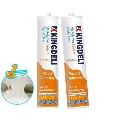 China Eencomponent MS Polymer Kleefmiddel, Constructie Joint Sealant Voor Spiegel Te koop