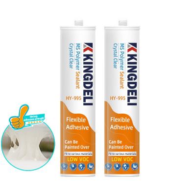 China Anti Mold MS Polymer Based Adhesive Silicone Sealant For Kitchen Tile Joint for sale