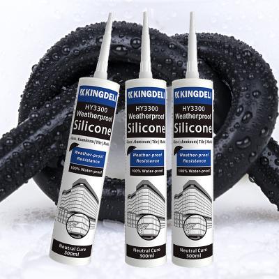 China Anti Mildew Neutral Fireproof Silicone Sealant Weather Resistant Multi Use for sale