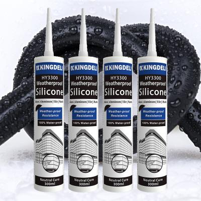 China Single Component Neutral Water Resistant Silicone Sealant For Construction Caulk for sale