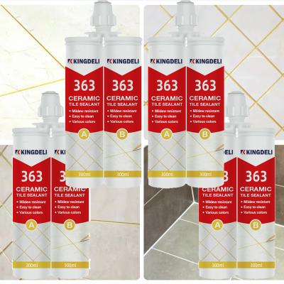 China 2 Part Waterproof Epoxy Tile Glue , Tile Crack Sealant White Color 300ml for sale