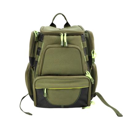 China camping & Rise of the best-selling outdoor tackle bag universal sport fishing backpack, size professional quality fishing bag for sale