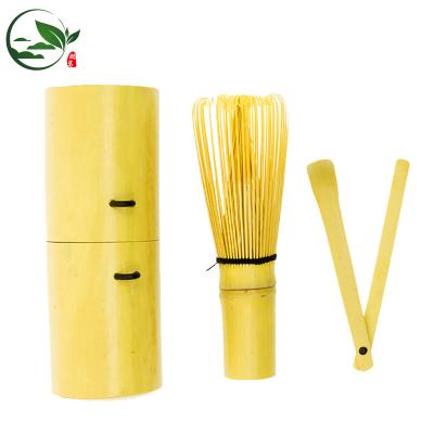 China Customized Viable Mini Japanese Bamboo Whisk Travel Matcha Logo Chasen SetMatcha Kit Coffee Beater Brush Accessories Bamboo Tea Set for sale