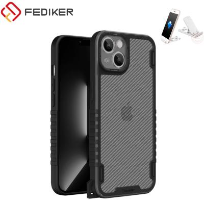 China Shockproof For iPhone 13 12 pro 11 Pro Max Phone Case Carbon Fiber Transparent Back Shockproof Corners Camera Protection Slim Cover for sale