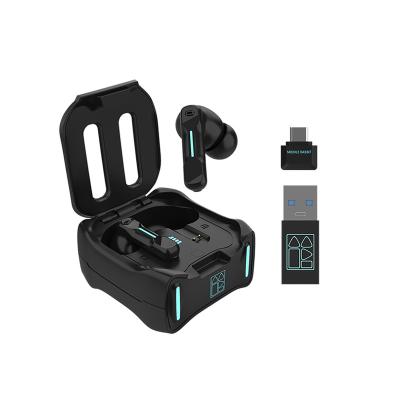 China New SW4 Earbud Wireless Gaming BT TWS In-Ear Earbuds with 2.4G Protective Case for PC/PS4/PS5/Switch Game In-Ear Headphones Headset for sale