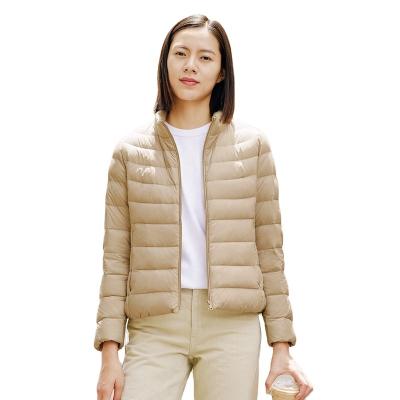 China [TANBOER-TD213226] Women's Reversible Ultra Light Winter Fashion Lady Down Filled Big Sizes Female Stripper Warm Down Jacket for sale