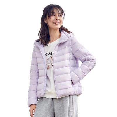 China [TANBOER-TD216228] Reversible Ultra Light Winter Keep Warm Solid Color Female Woman Long Sleeve Fashion Trends Stripper Jacket for sale