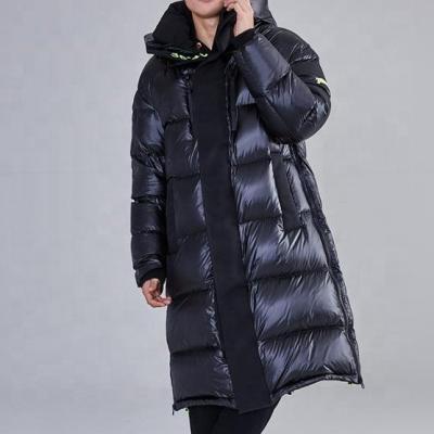 China 2019 Viable New Style LuxuryWaterproof Black Insulated Winter Goose Down Jacket For Man for sale