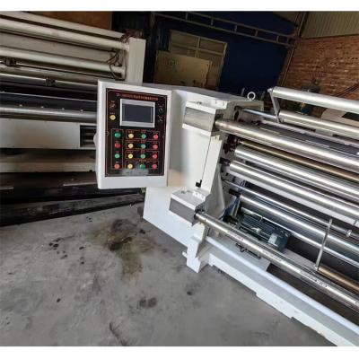 China Food Fully automatic masking tape cutter machinery bopp tape slitting cutting machine for pvc for sale