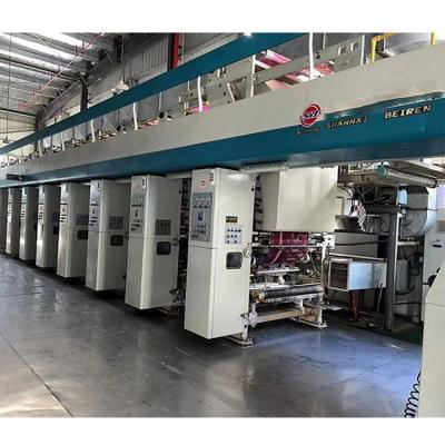 China Building Material Shops Plastic Gravure Water Based Ink Printing Machine Used Colorful Rotogravure Machine Printing for sale