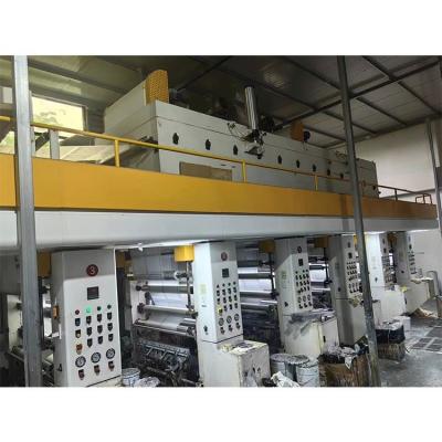 China Building Material Shops Used High Speed Electronical Line Shaft Rotogravure Plastic Film Roll Printing Machine for sale