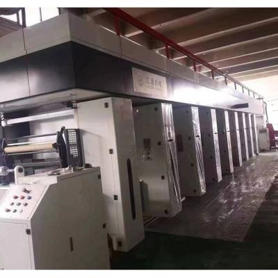 China Building Material Shops Used Bopp Pvc Pe Opp Cpp Aluminum Foil Plastic Bag Rotogravure Printing Machine For Flexible Package for sale