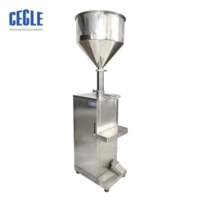 China FF4-1000 10-1000ml Semi Automatic Beverage Salad Dressing Filling Machine for sale