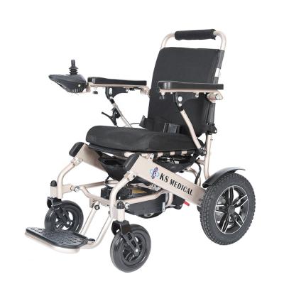 China 20.5inch Extra Wide Seat electric foldable power wheelchair accessories prices folding electric wheelchair price list for sale