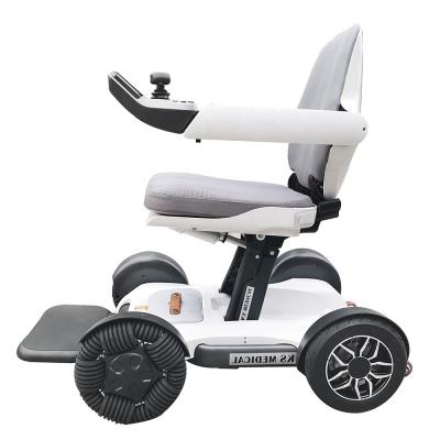 China KSM-901 4 Wheeled electric mobility scooter all terrain foldable electric wheelchair mobility scooters for elderly for sale