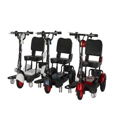 China KSM-903 25km/h 300w Waterproof folding 3 wheel adults scooters powerful 3 three wheels electric scooter for sale