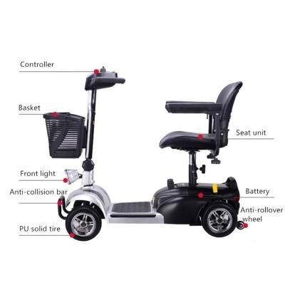 China KSM-906 Hot Selling Products Mobility Car Mobilty Drive Off Road Adult Wheeled 4 Wheel Electric Scooter For Elderly for sale