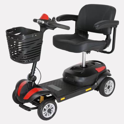 China KSM-906 4 Wheels Electric Wheelchair Adult Folding Mobility Golf Scooter Off Road 4 Wheel Electric Scooter For Elderly for sale