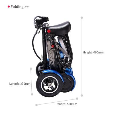 China KSM-905A 2022 hot sell in Amazon folding mobility scooter 4 wheeled adult electric scooter for adult for sale