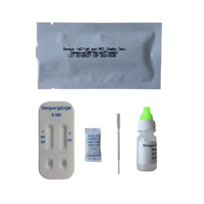 China One Step Rapid Dengue IgG/IgM and NS1 Combo Test Cassette Dengue Test Kit for sale