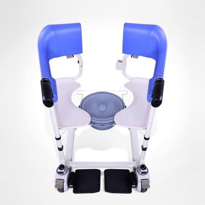 China KSM-206  Hot Selling Products Patient Manual Lifting Machine Hand-Cranked Lifting Nursing Manual Patient Transfer Lift Chair for sale