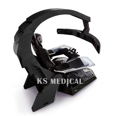 China KSM-GC2 UNICORN Multifunction LED Rgb Light Cockpit Chair Racing Recliner Massage and Heat Gaming Chair Workstation rgb for sale