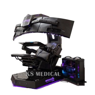 China KSM-GC4 Luxury Massage RGB Gaming Chair Gamer White Gaming rgb Light Sillas Gaming Chair for sale