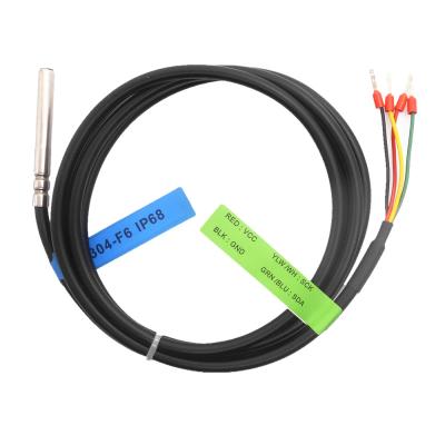 China Temperature Sensor SHT35 I2S 1meter Length Cable IP68 Temperature Humidity Sensor Stainless Steel 304 Waterproof for sale