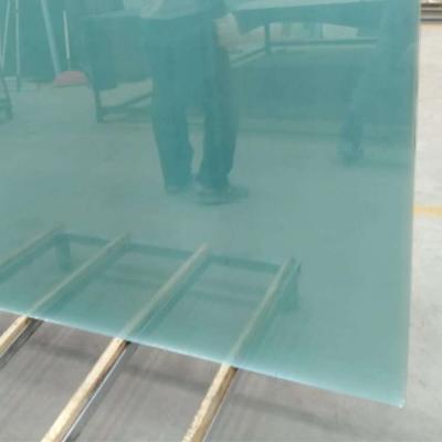 China Leisure equipment factory tempered glass green color 6mm tempered glass door use for sale