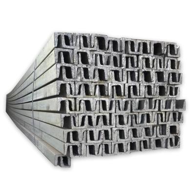 China Construction Factory Supply Q345 Grade Carbon Steel U C Shaped Bar Galvanized U Beam for sale